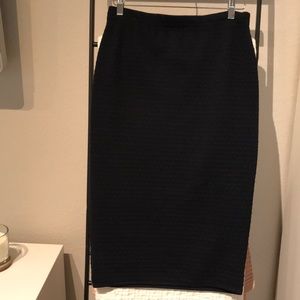 Max Studio navy blue skirt size S